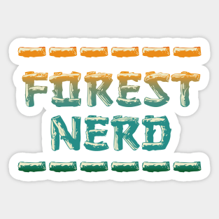 Forest Nerd Sticker